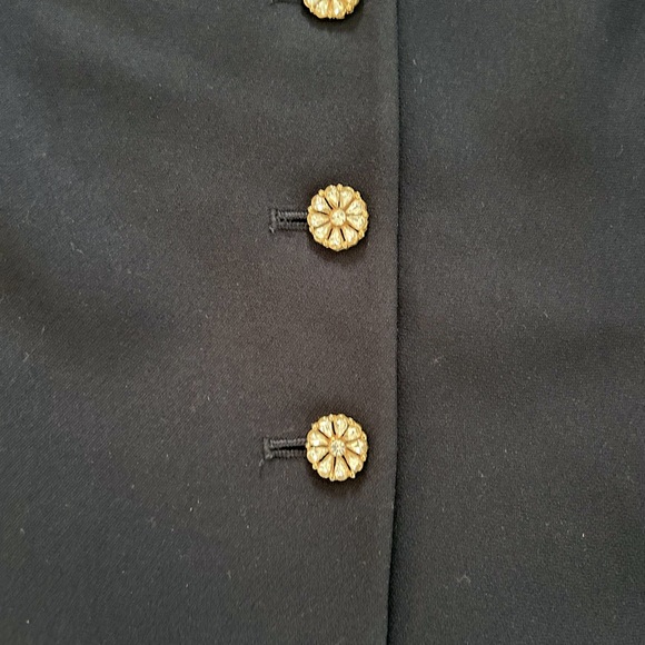 Albert Nipon Vintage Navy Suit - Picture 1 of 9